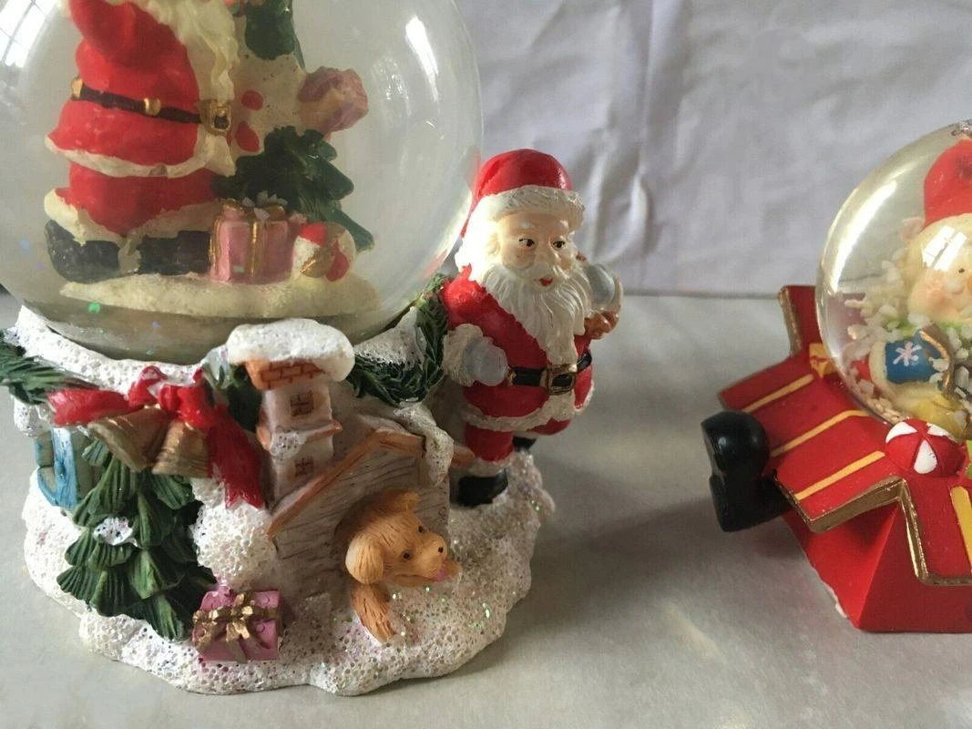 Lot de 5 snowglobes / boules de neige noel Novas Idéia de presente – photo 5